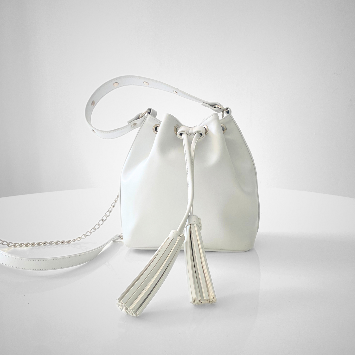 Bucket Bag- Piel reciclada