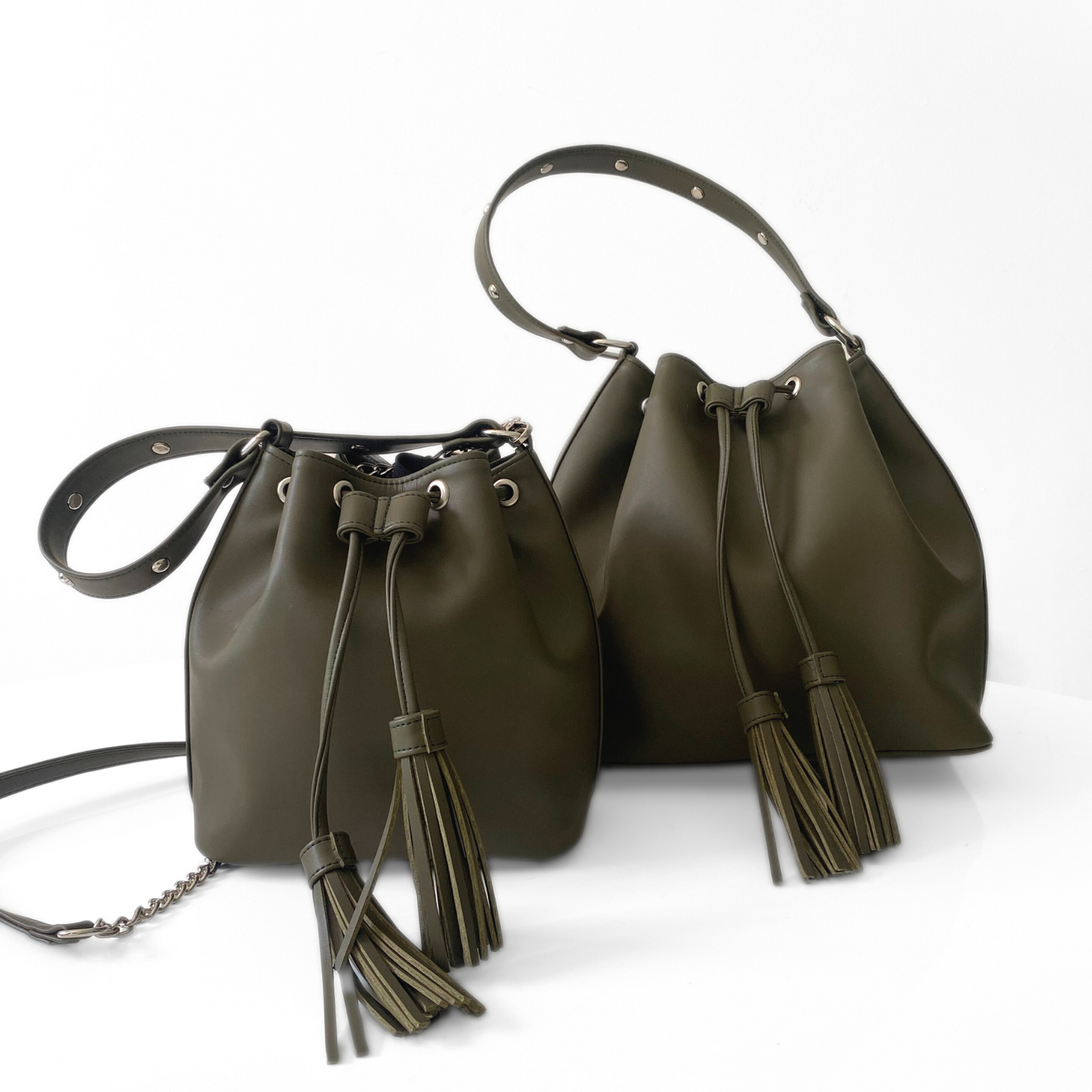 Bucket Bag Piel Reciclada