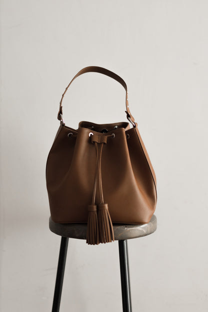 Bucket Bag- Piel reciclada